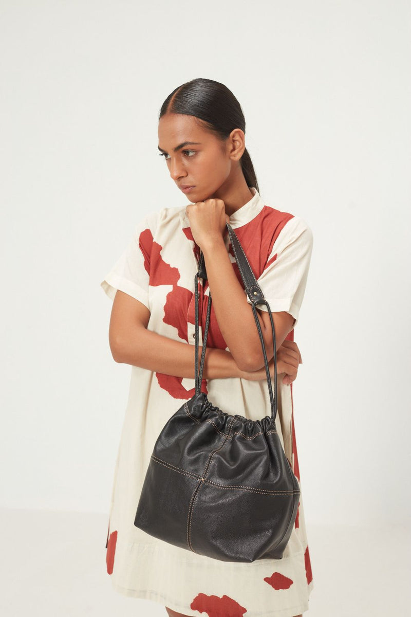 Sunspot Dress mul by Khara Kapas in red for women in Singapore