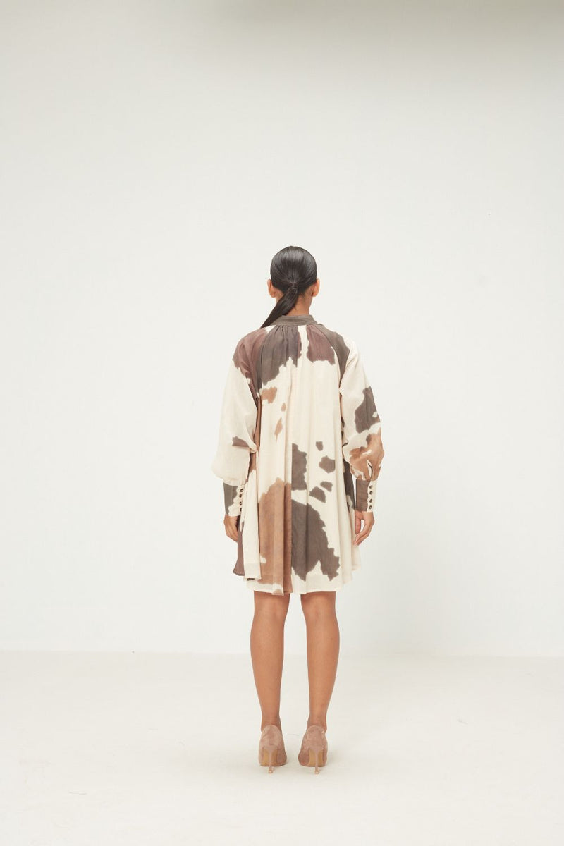 Cocoa Dress mul by Khara Kapas in brown for women in Singapore