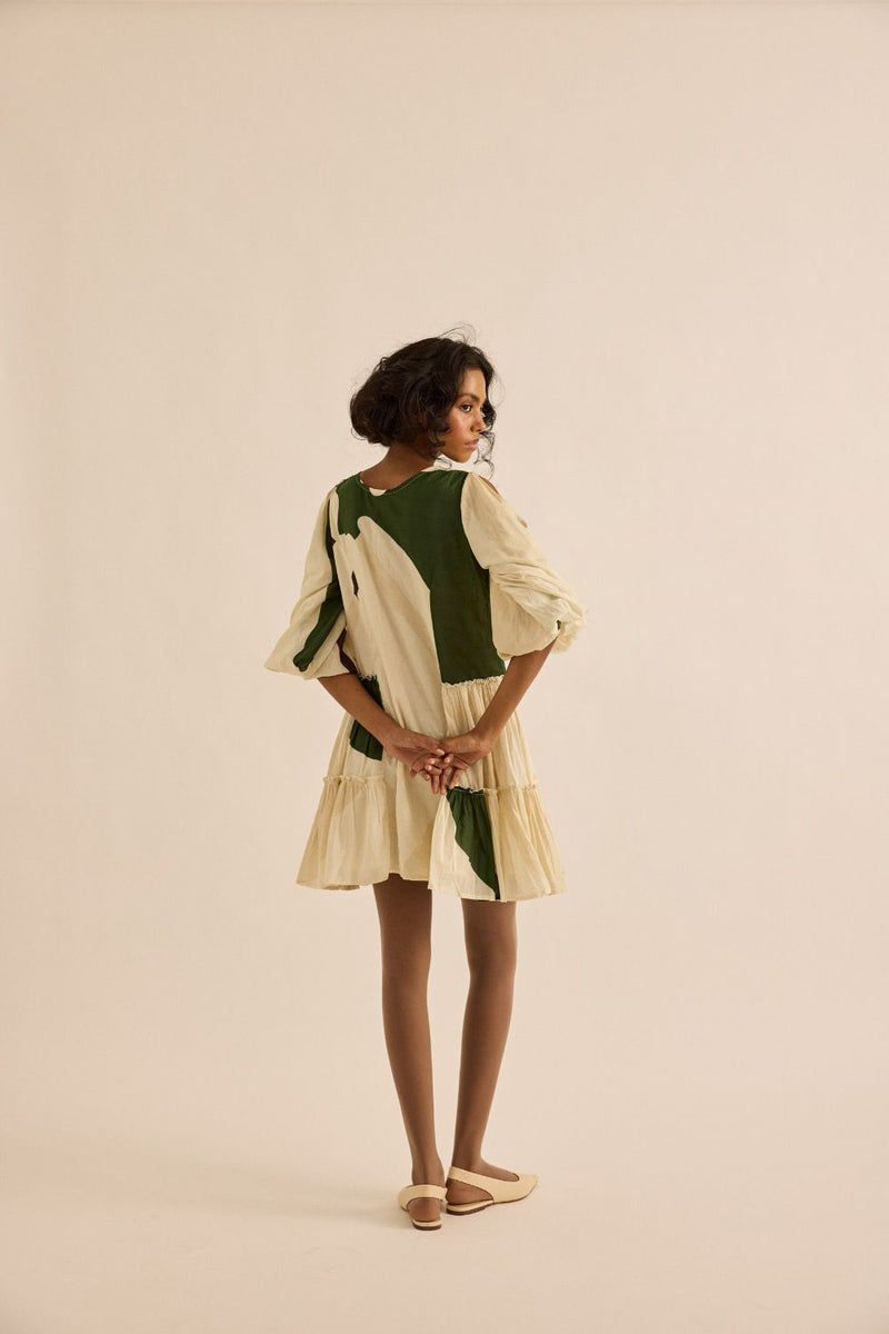 Primal Dress mul by Khara Kapas in green for women in Singapore