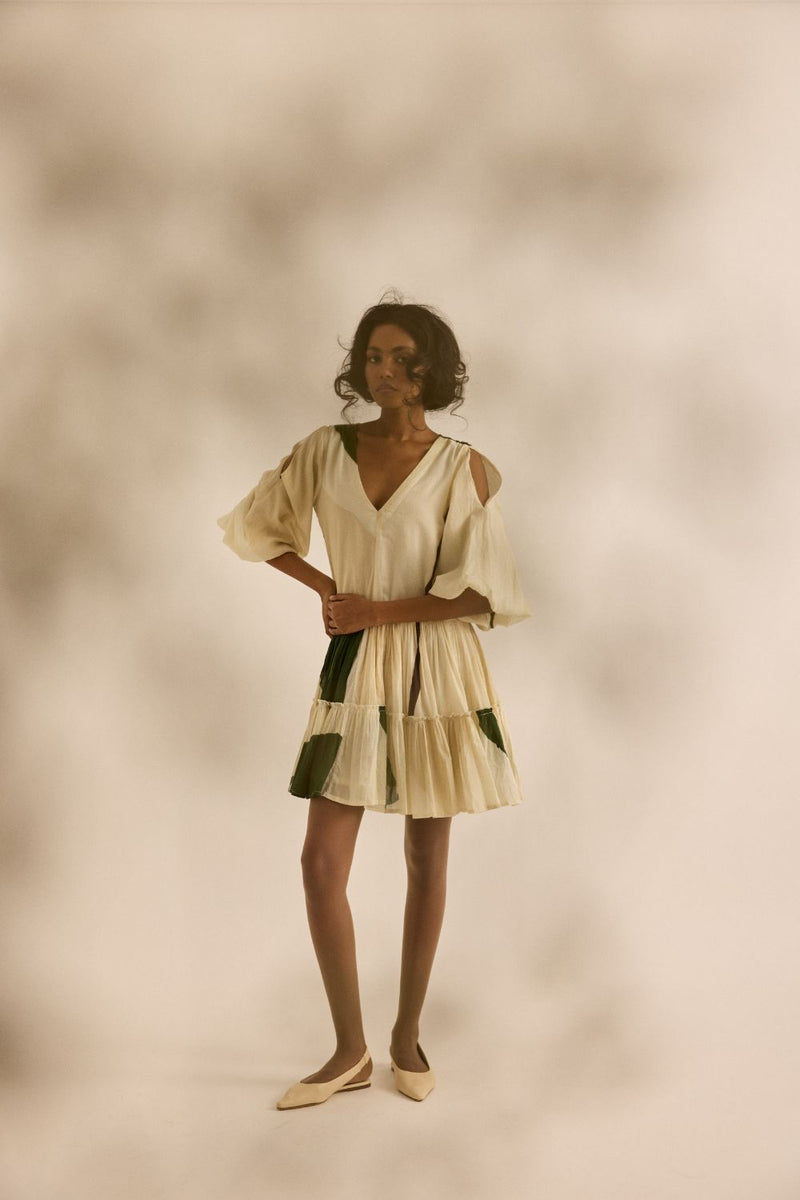 Primal Dress mul by Khara Kapas in green for women in Singapore