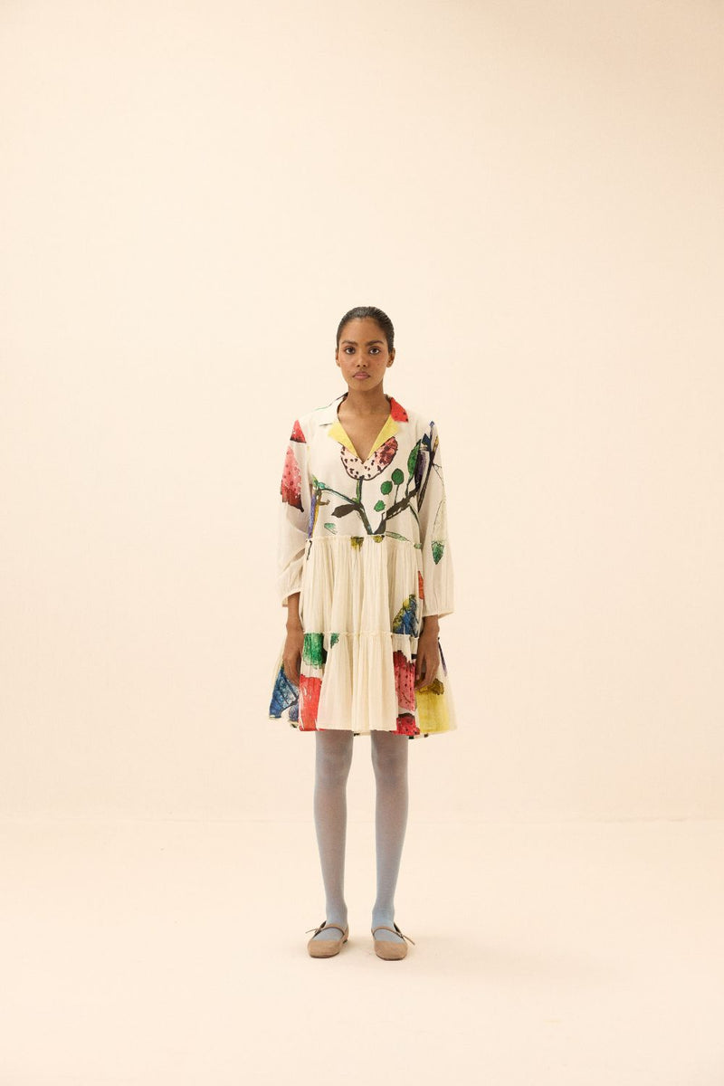 Wall Flower Dress mul by Khara Kapas in multi for women in Singapore