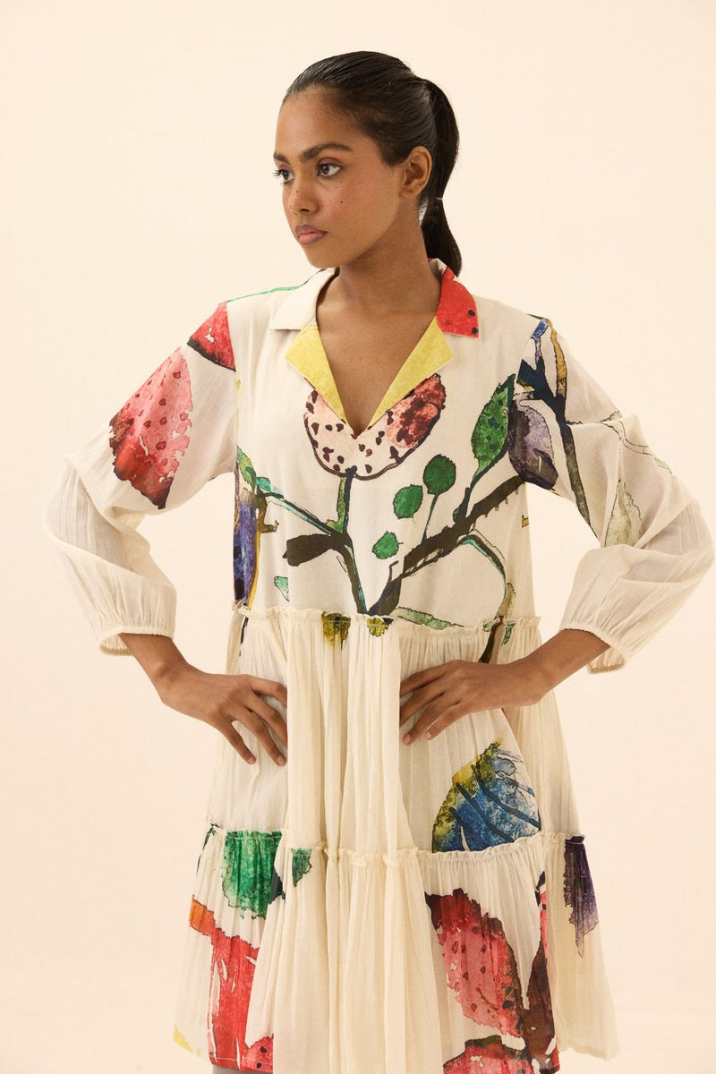 Wall Flower Dress mul by Khara Kapas in multi for women in Singapore