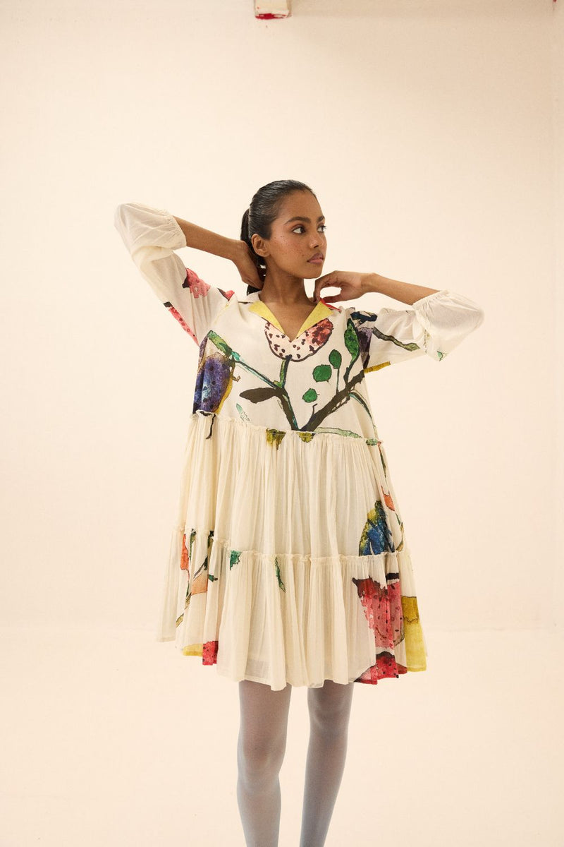 Wall Flower Dress mul by Khara Kapas in multi for women in Singapore