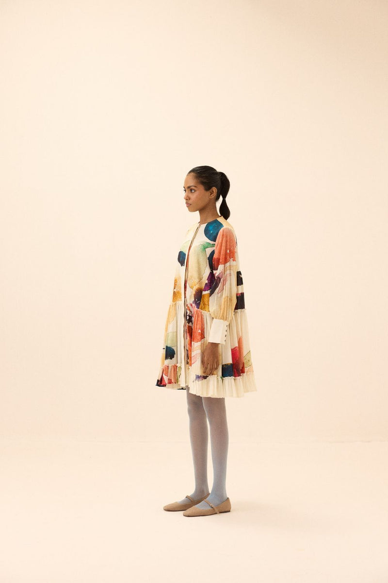 Pepper dress mul by Khara Kapas in multi for women in Singapore