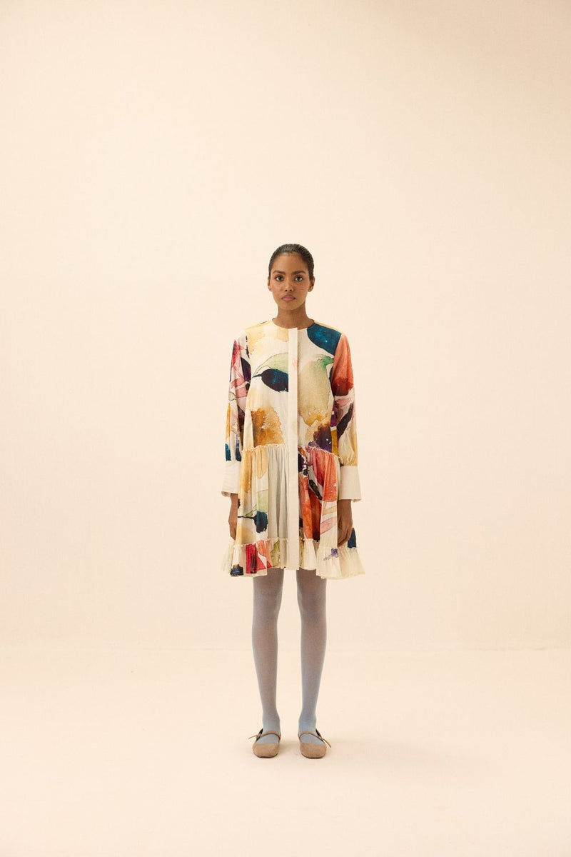 Pepper dress mul by Khara Kapas in multi for women in Singapore