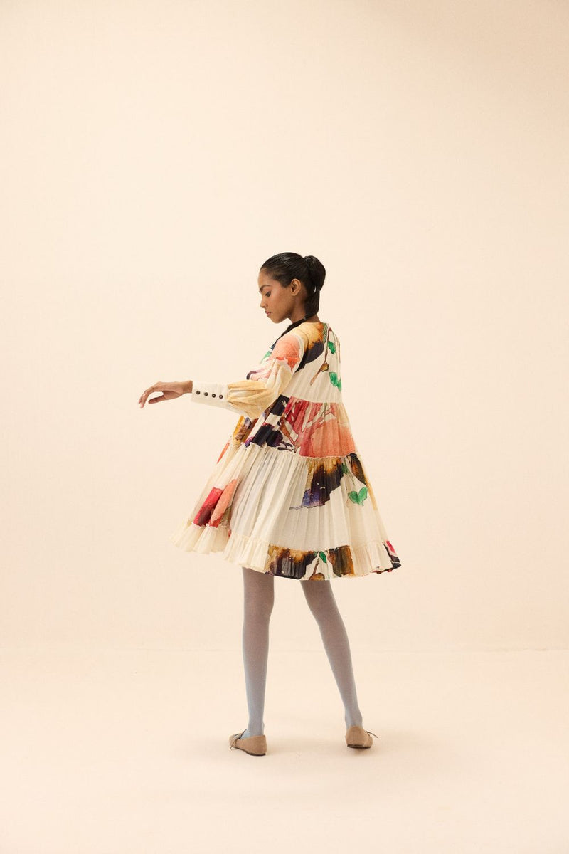 Pepper dress mul by Khara Kapas in multi for women in Singapore