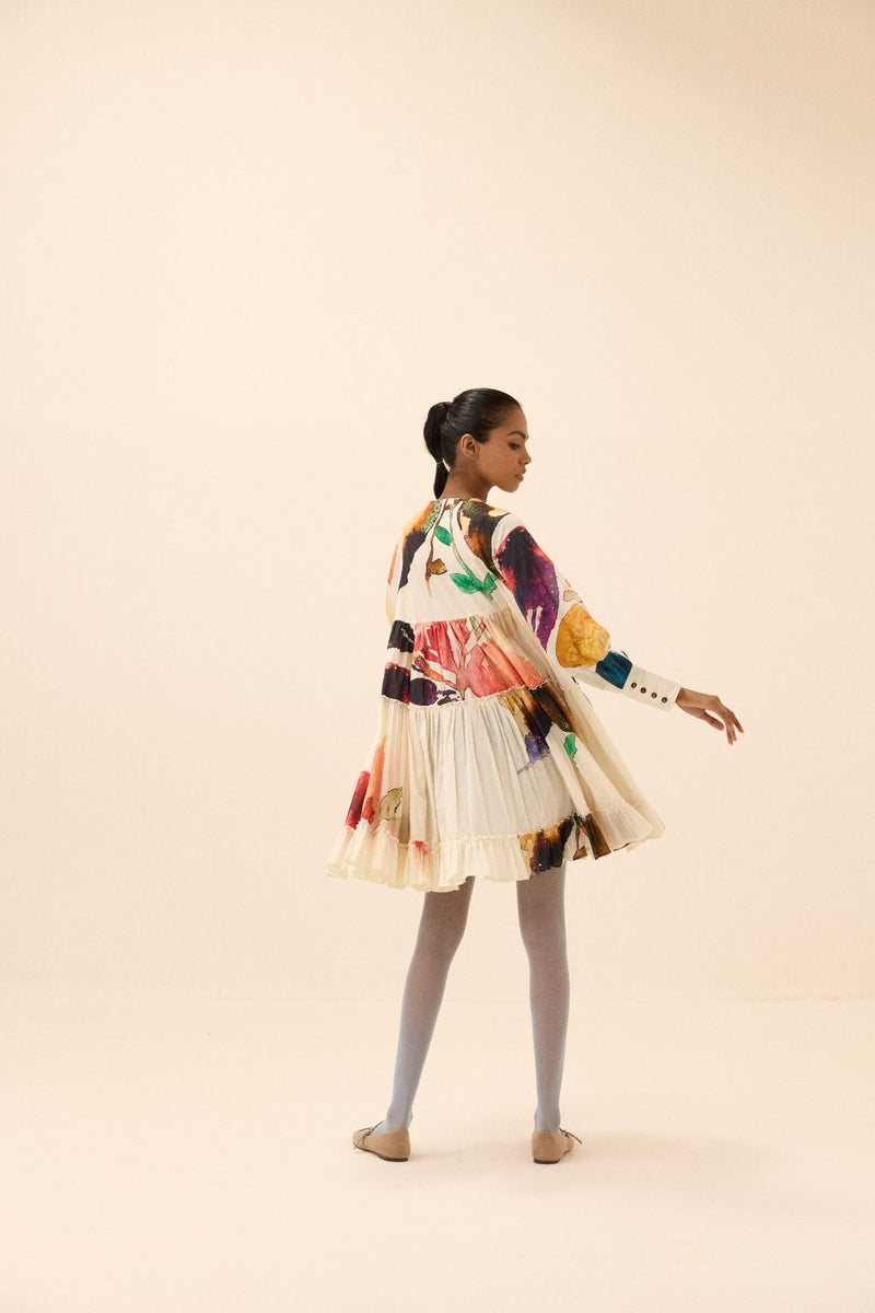 Pepper dress mul by Khara Kapas in multi for women in Singapore