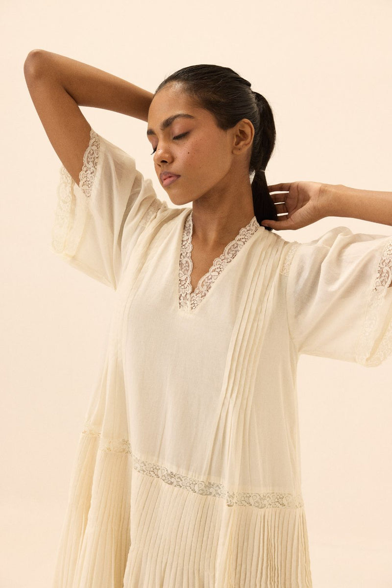 Hourglass Dress mul by Khara Kapas in black for women in Singapore