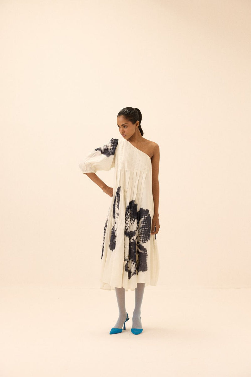 Iceberg Dress mul by Khara Kapas in black for women in Singapore