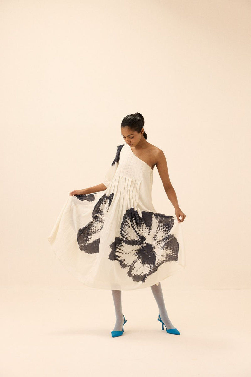 Iceberg Dress mul by Khara Kapas in black for women in Singapore