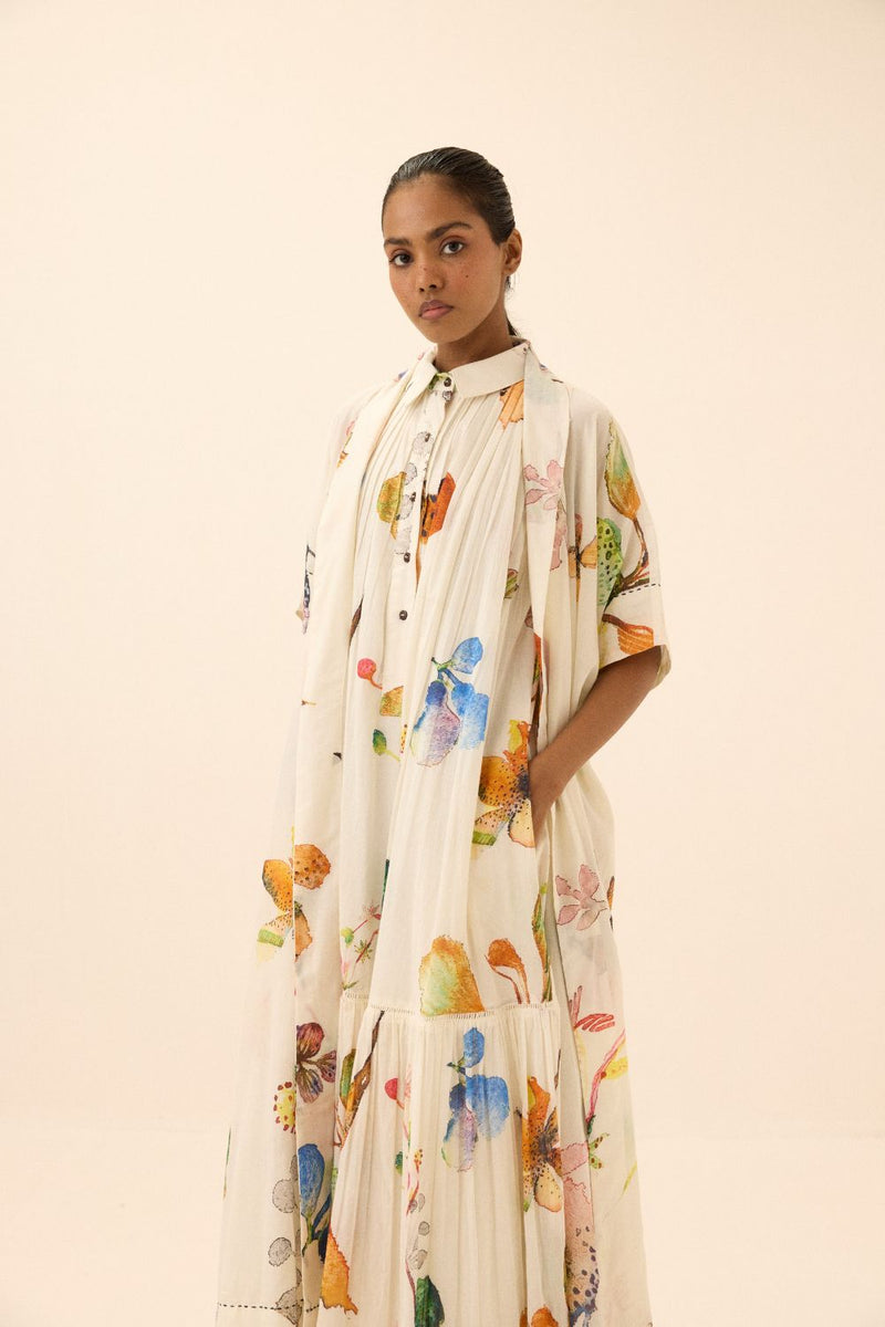Ivy Bloom Shrug mul by Khara Kapas in multi for women in Singapore