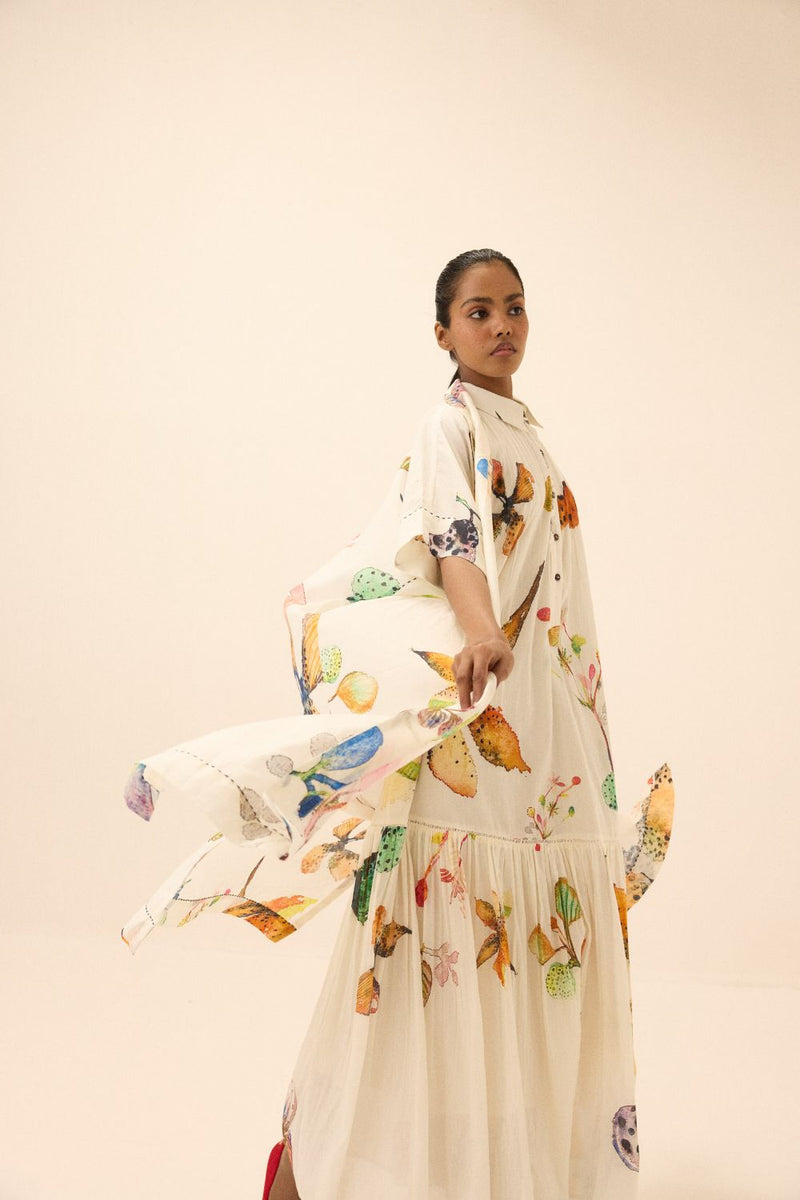 Ivy Bloom Shrug mul by Khara Kapas in multi for women in Singapore