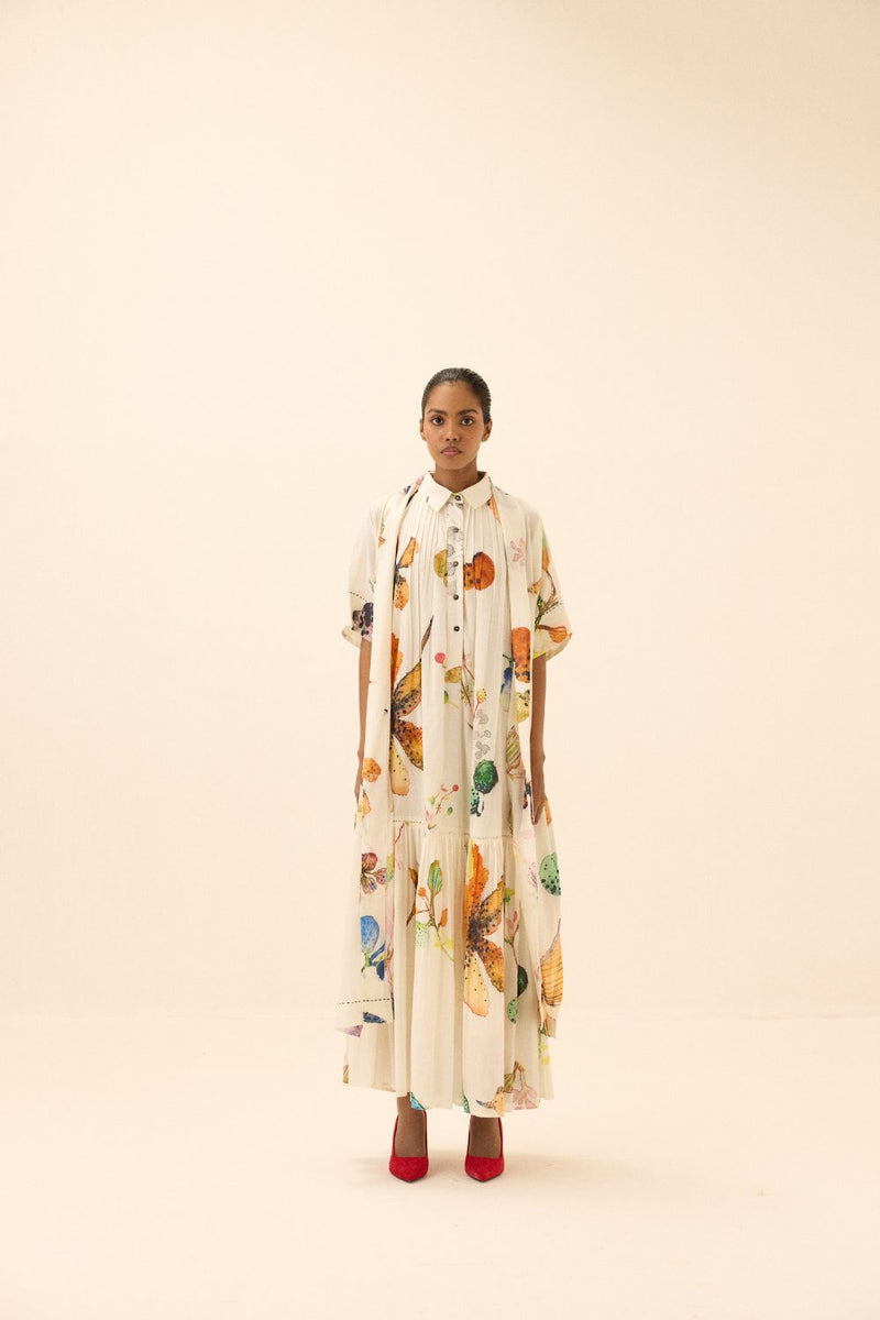 Ivy Bloom Shrug mul by Khara Kapas in multi for women in Singapore