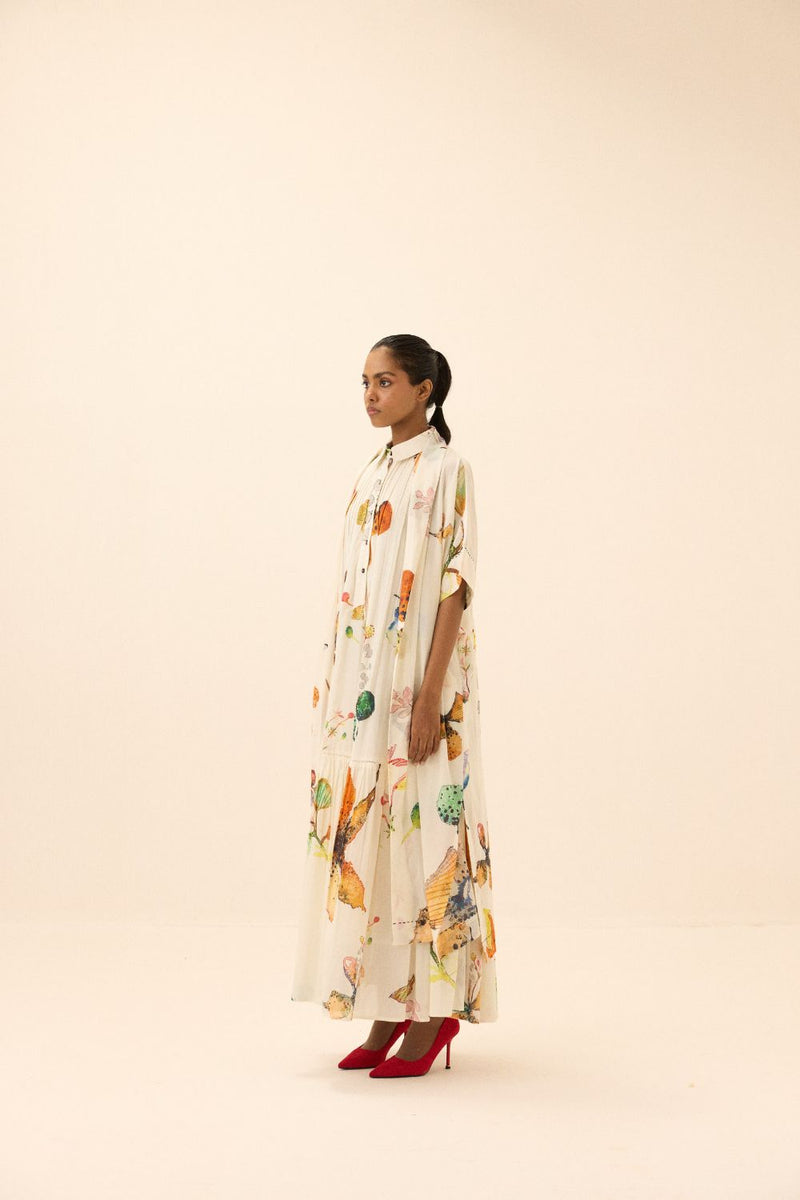 Ivy Bloom Shrug mul by Khara Kapas in multi for women in Singapore