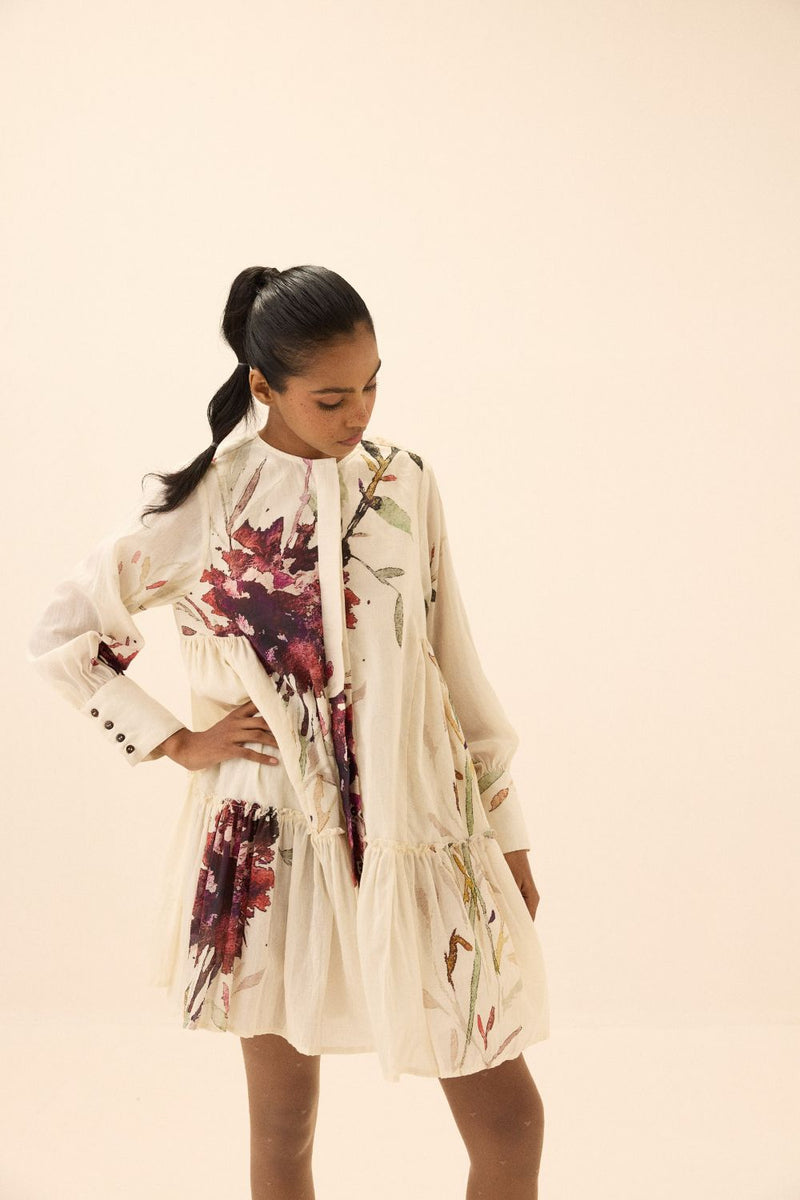 Raisin dress mul by Khara Kapas in multi for women in Singapore