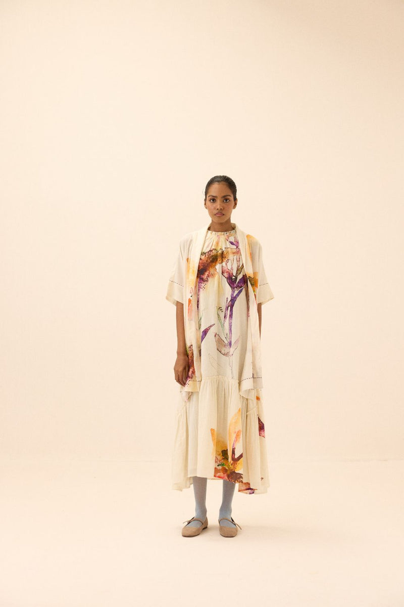 Sunup Shrug mul by Khara Kapas in multi for women in Singapore