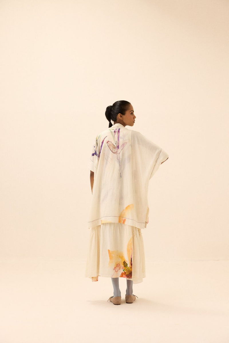 Sunup Shrug mul by Khara Kapas in multi for women in Singapore