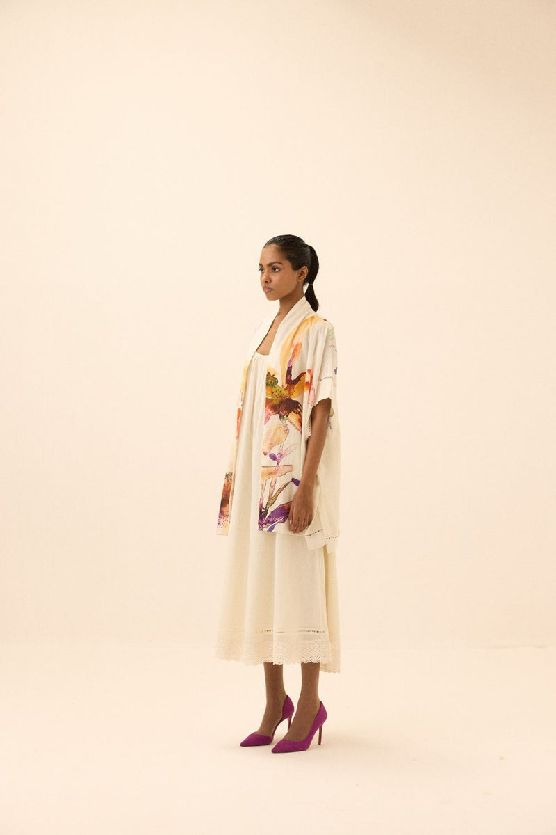 Sunup Shrug mul by Khara Kapas in multi for women in Singapore