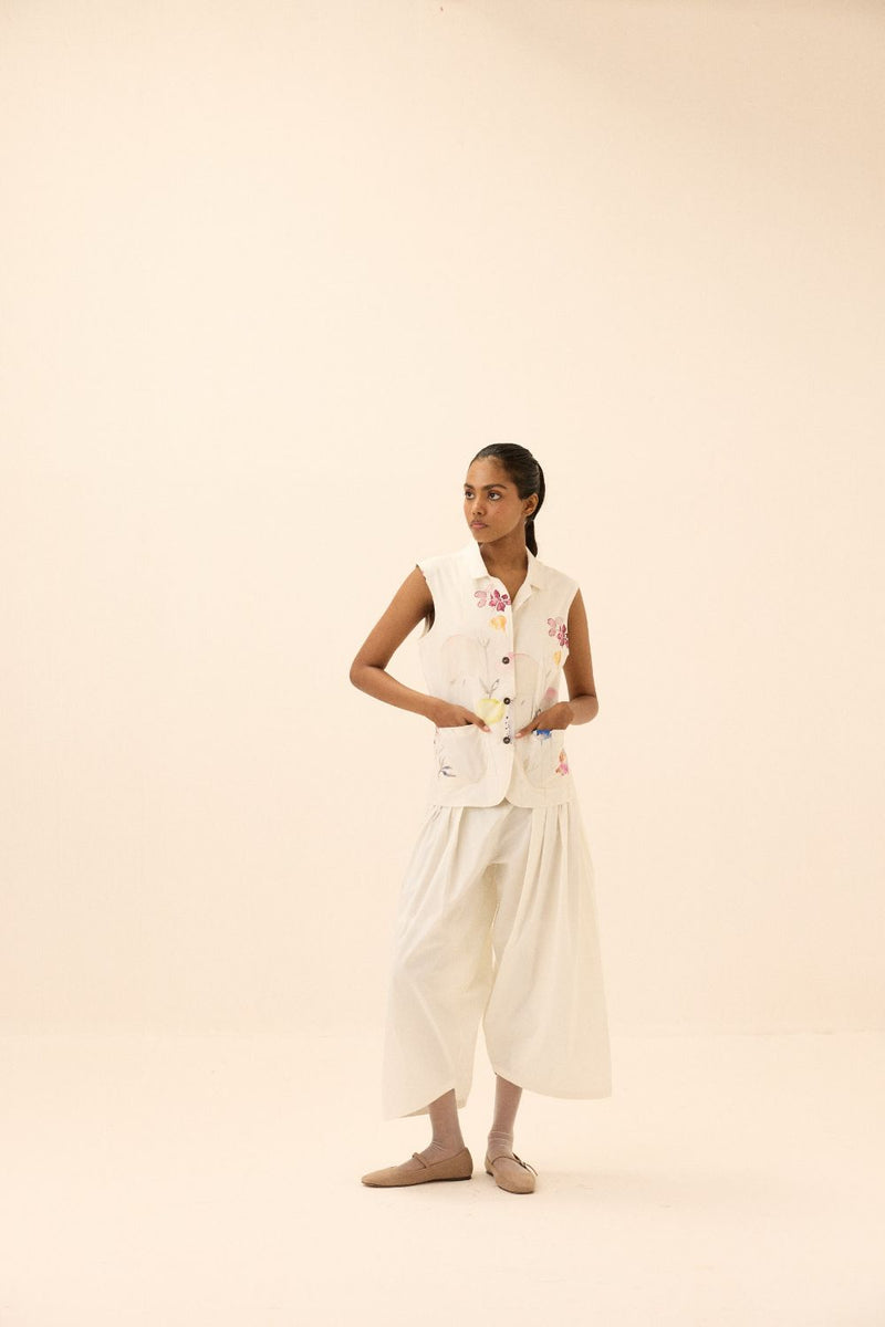 Clairen Top mul by Khara Kapas in multi for women in Singapore