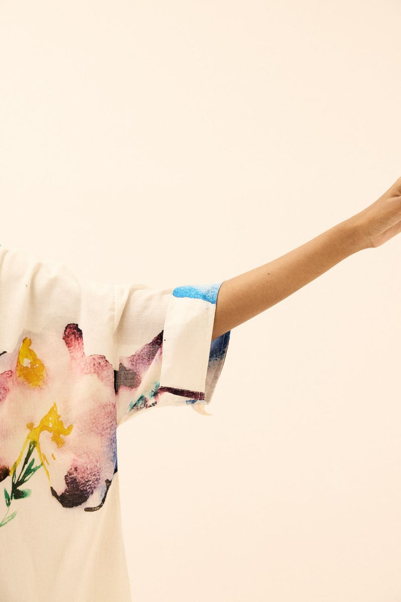 Nirvana Co-ord Set mul by Khara Kapas in multi for women in Singapore