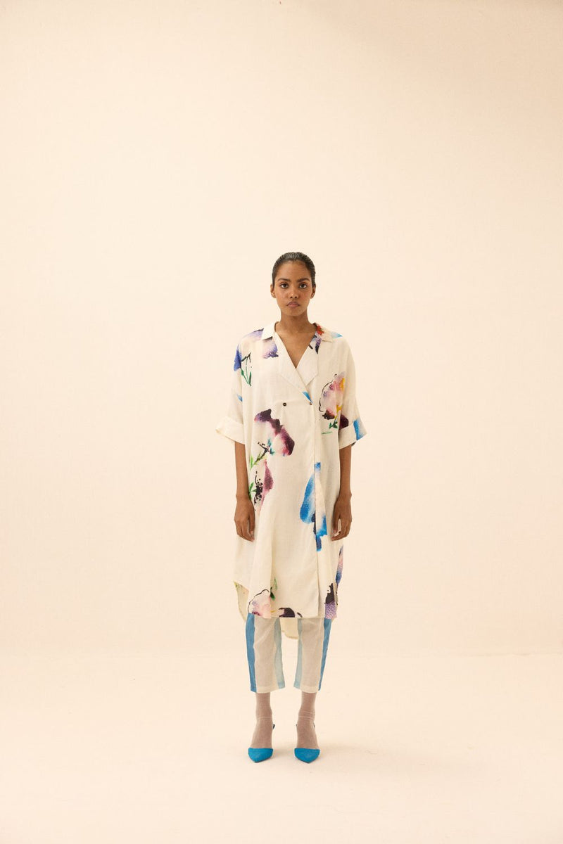 Nirvana Pants mul by Khara Kapas in white for women in Singapore
