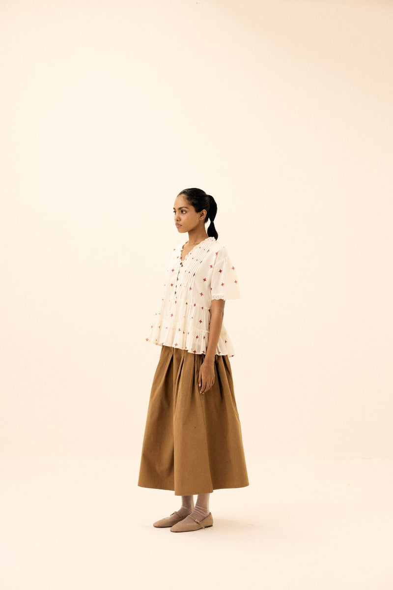 Twinkle top mul by Khara Kapas in multi for women in Singapore