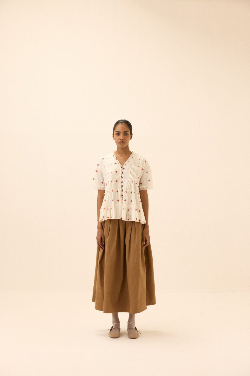 Twinkle top mul by Khara Kapas in multi for women in Singapore