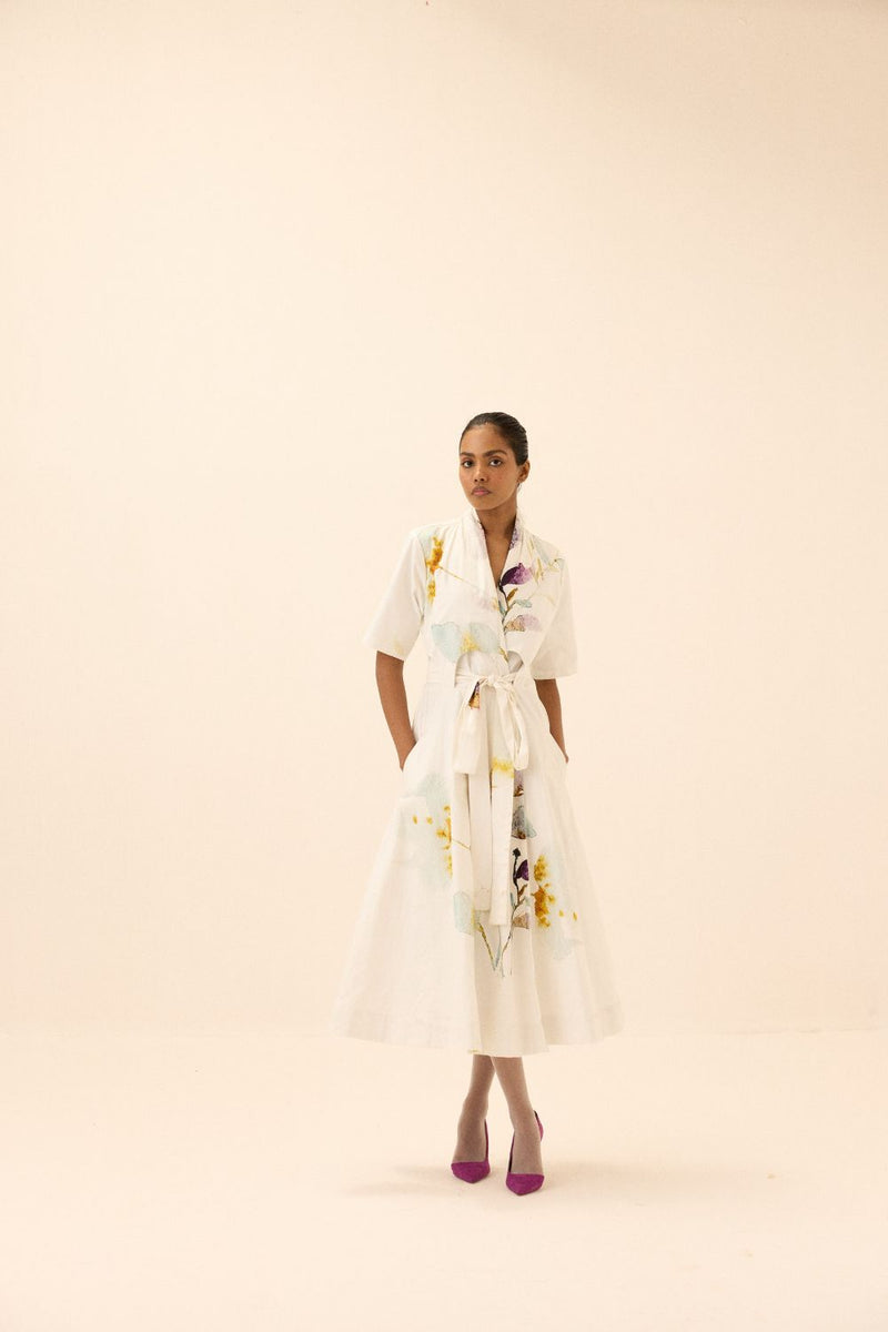 Crystal dress mul by Khara Kapas in multi for women in Singapore