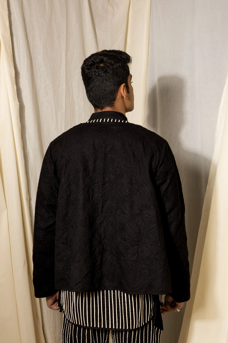Unisex Shosha Kediyu cotton by Ka-Sha in black color for women in Singapore