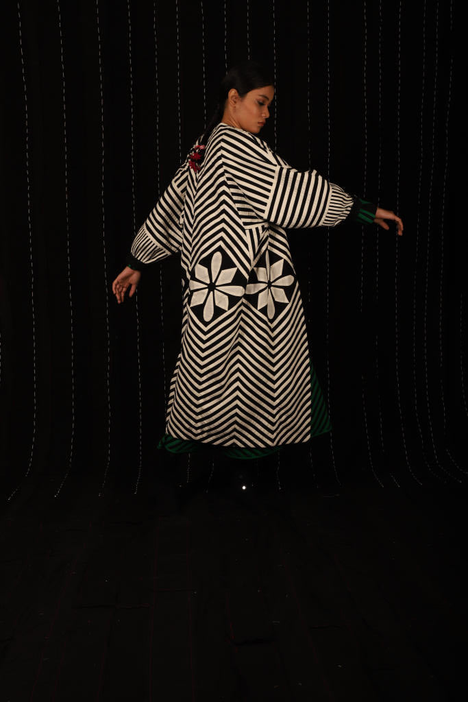 Kaal Jacket cotton by Ka-Sha in multi color for women in Singapore