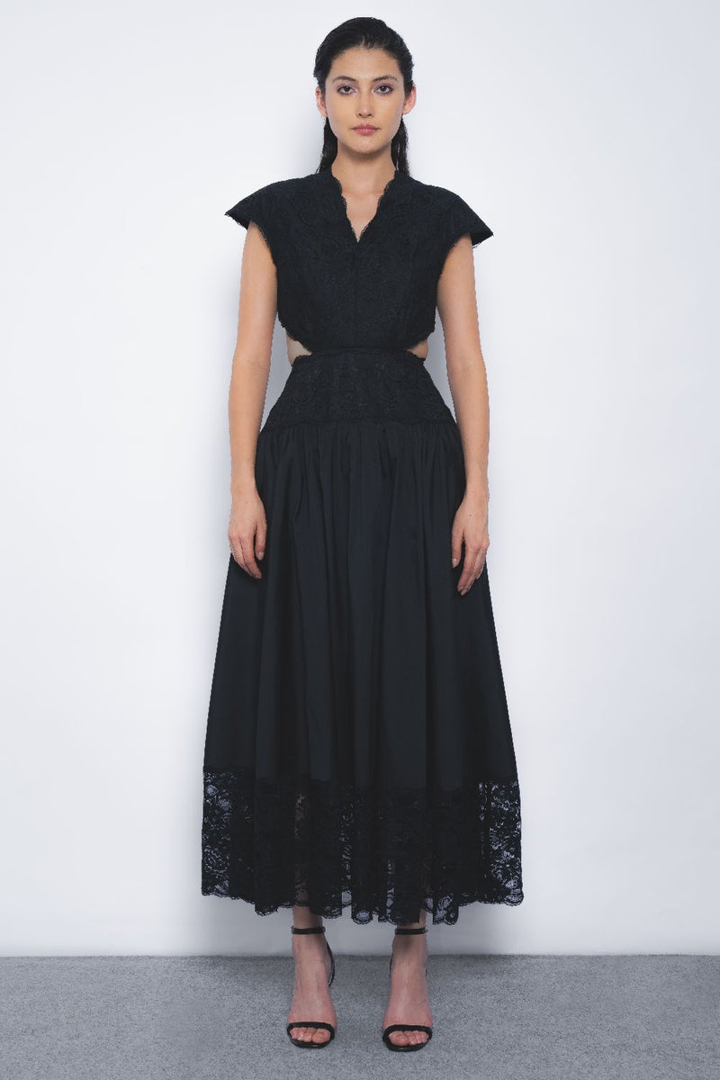 Kage Dress - Black Buy Kage Dress - Black from C&W | Dresses for Women by Leh Studios in black color for women in Singapore