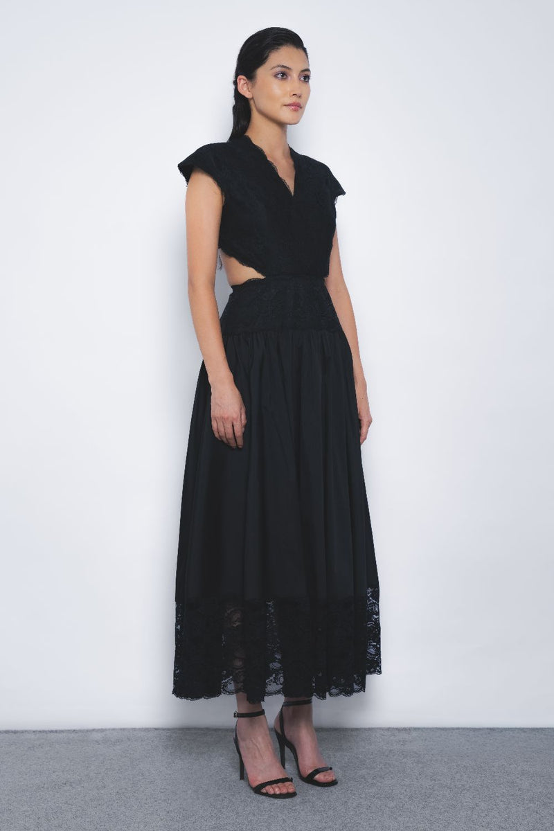 Kage Dress - Black Buy Kage Dress - Black from C&W | Dresses for Women by Leh Studios in black color for women in Singapore