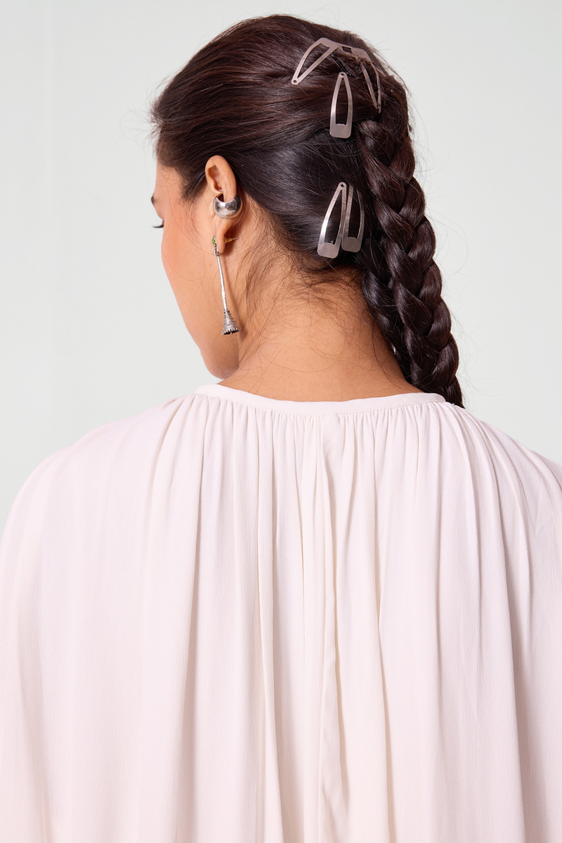 Kairav Sheer Hem Dress