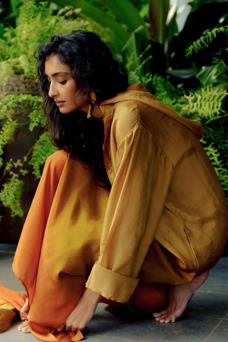 Keli Ombre Silk Kaftan