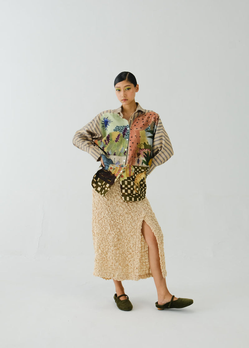 Kiera Shirt-Alice cotton by CORD for women in Singapore