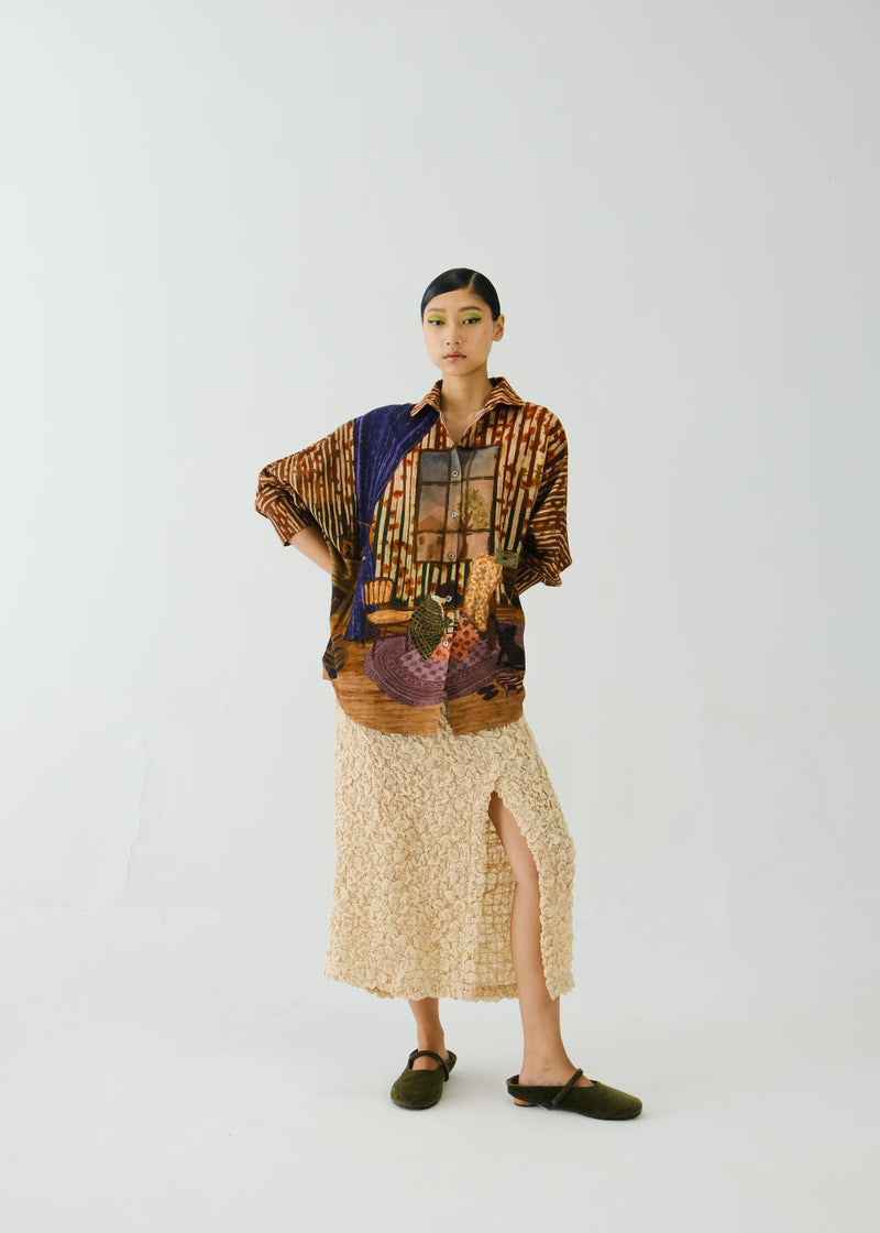Kiera Shirt-
Home Alone cotton by CORD for women in Singapore