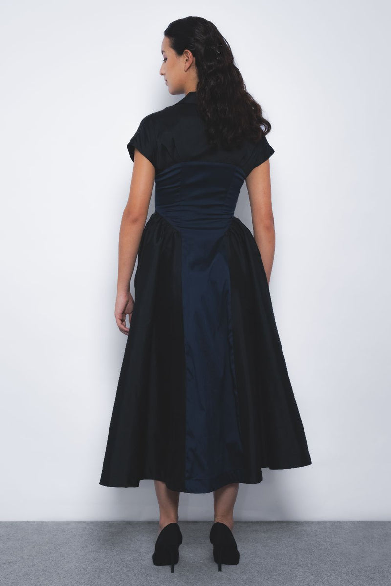 Kona Dress - Black and Navy mul Buy Kona Dress - Black and Navy from C&W | Dresses for Women by Leh Studios in multi color for women in Singapore