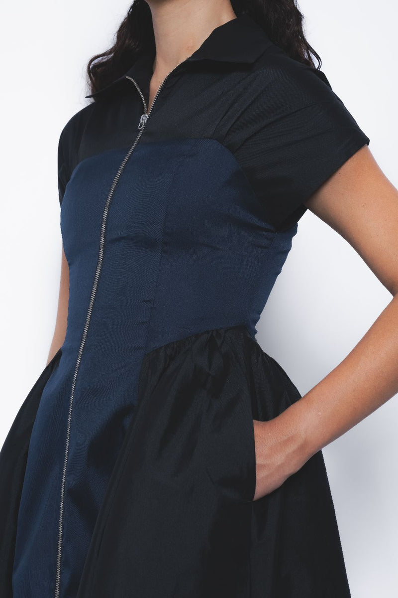 Kona Dress - Black and Navy mul Buy Kona Dress - Black and Navy from C&W | Dresses for Women by Leh Studios in multi color for women in Singapore
