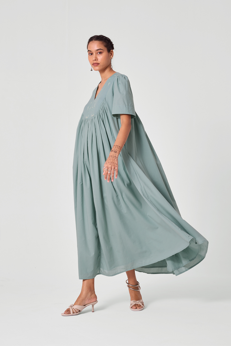 Kunjal Embroidered Maxi Dress