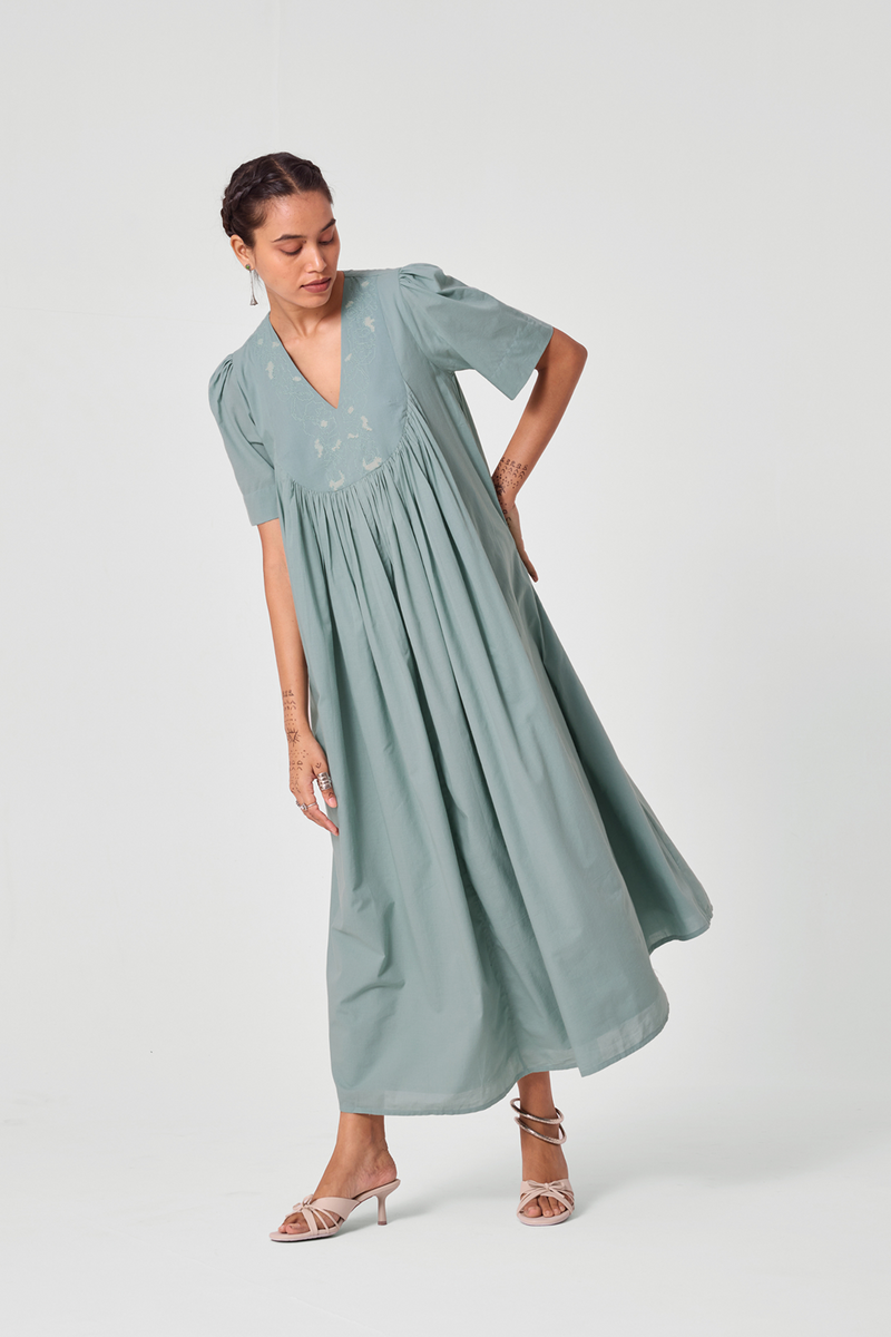 Kunjal Embroidered Maxi Dress