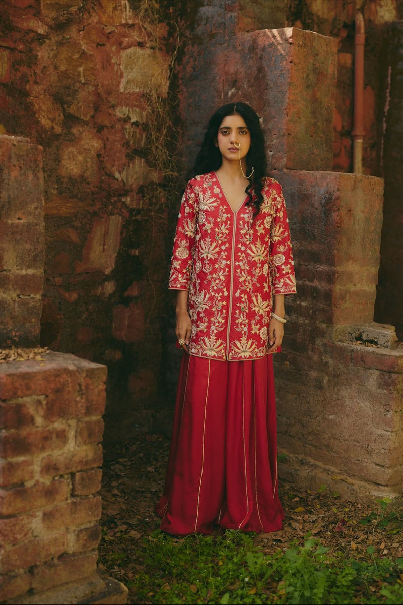LAALSA & RAVAYA JACKET & SHARARA