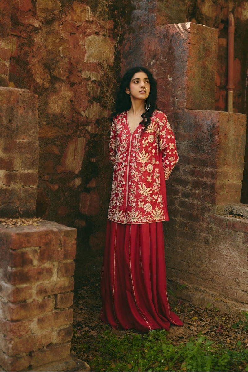 LAALSA & RAVAYA JACKET & SHARARA