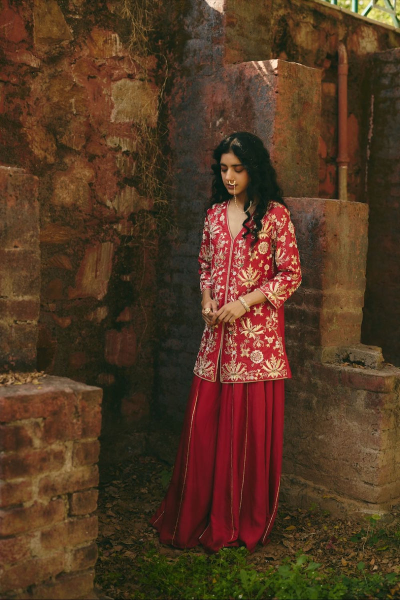 LAALSA & RAVAYA JACKET & SHARARA