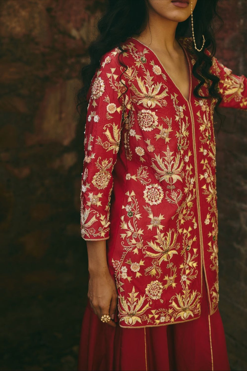 LAALSA & RAVAYA JACKET & SHARARA
