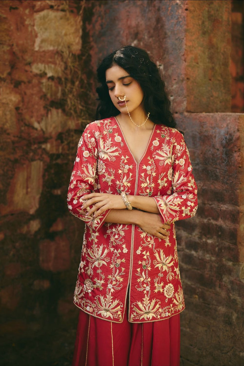 LAALSA & RAVAYA JACKET & SHARARA