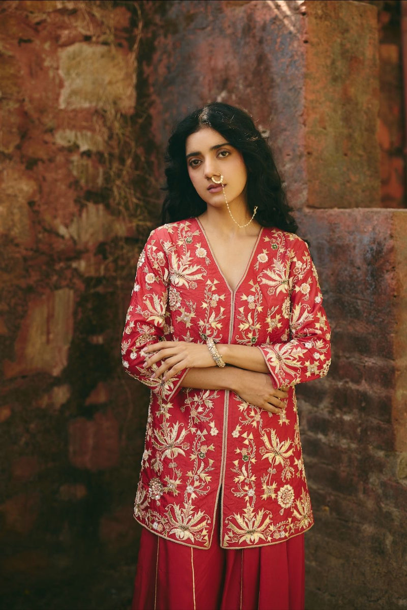LAALSA & RAVAYA JACKET & SHARARA