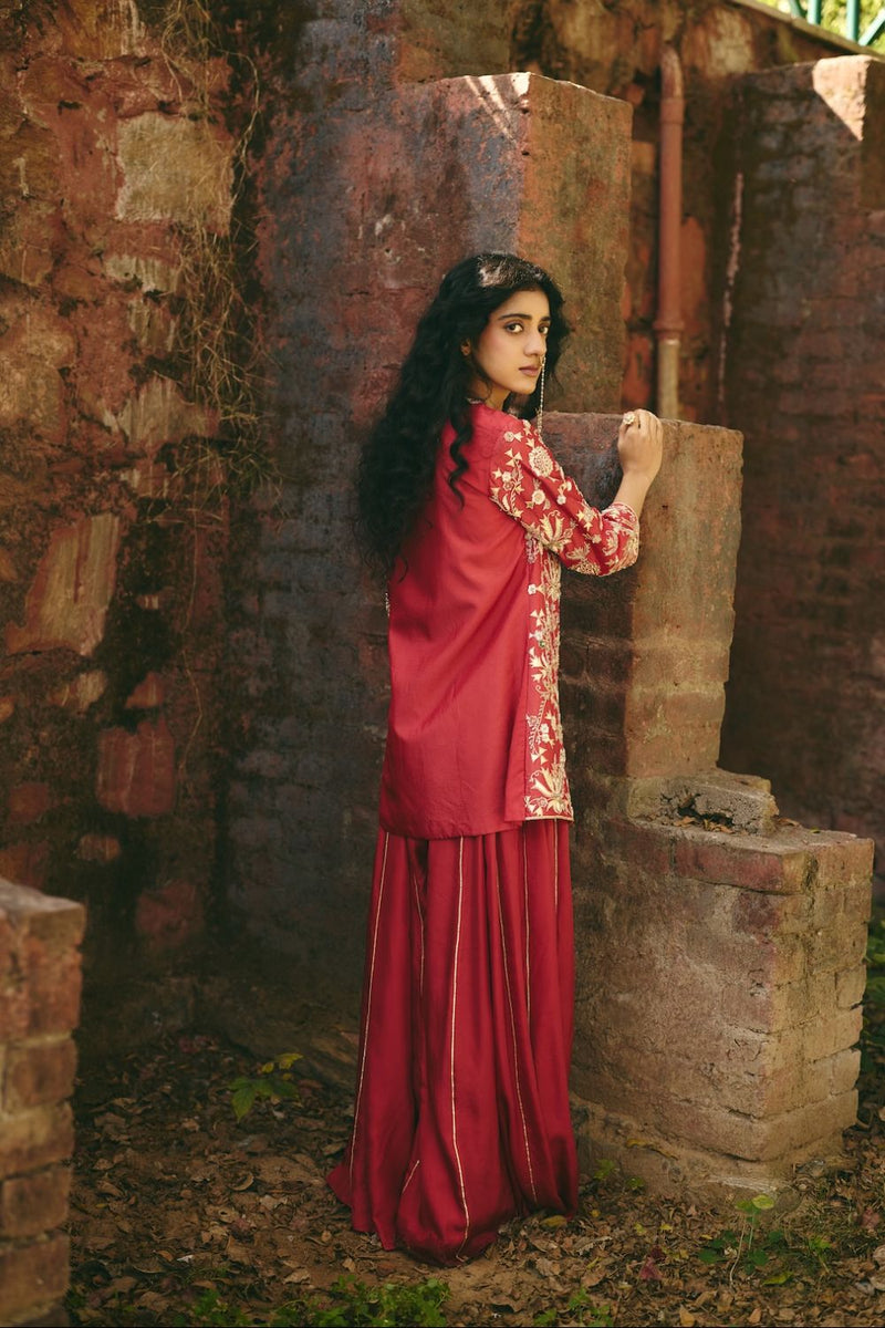 LAALSA & RAVAYA JACKET & SHARARA