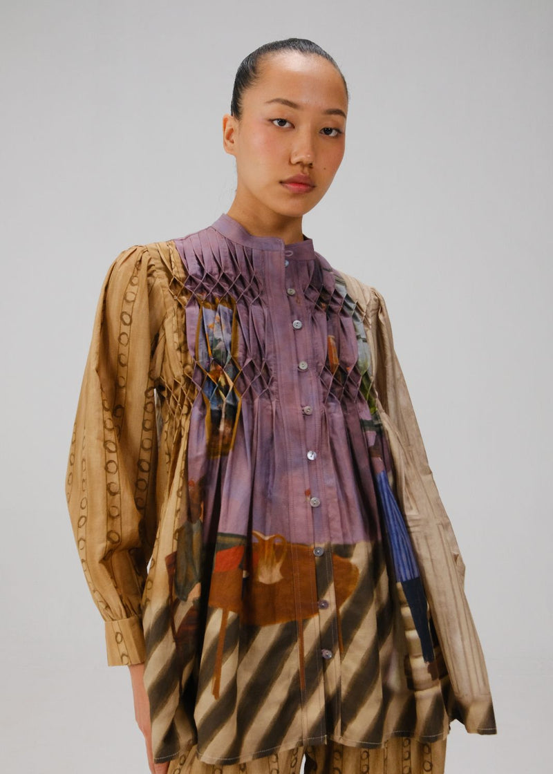LENI TOP-Living Room silk by CORD for women in Singapore