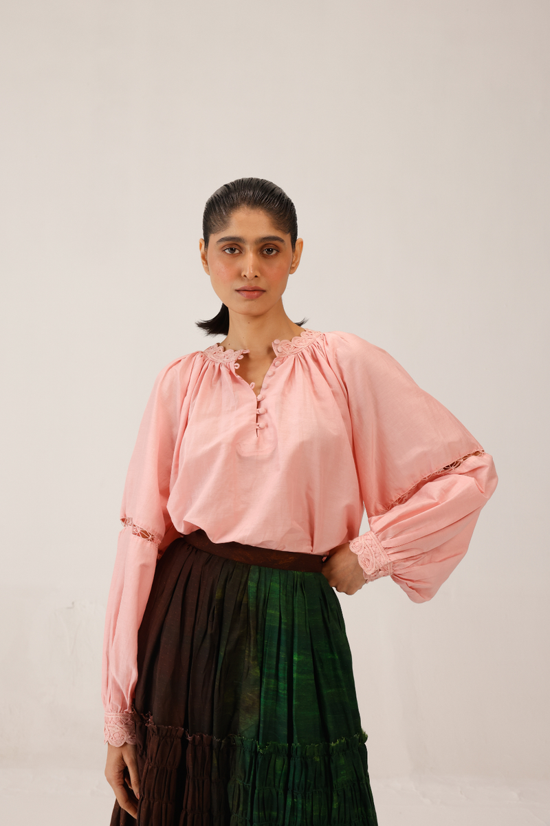 LIDO TOP - ROSE cotton by CORD for women in Singapore