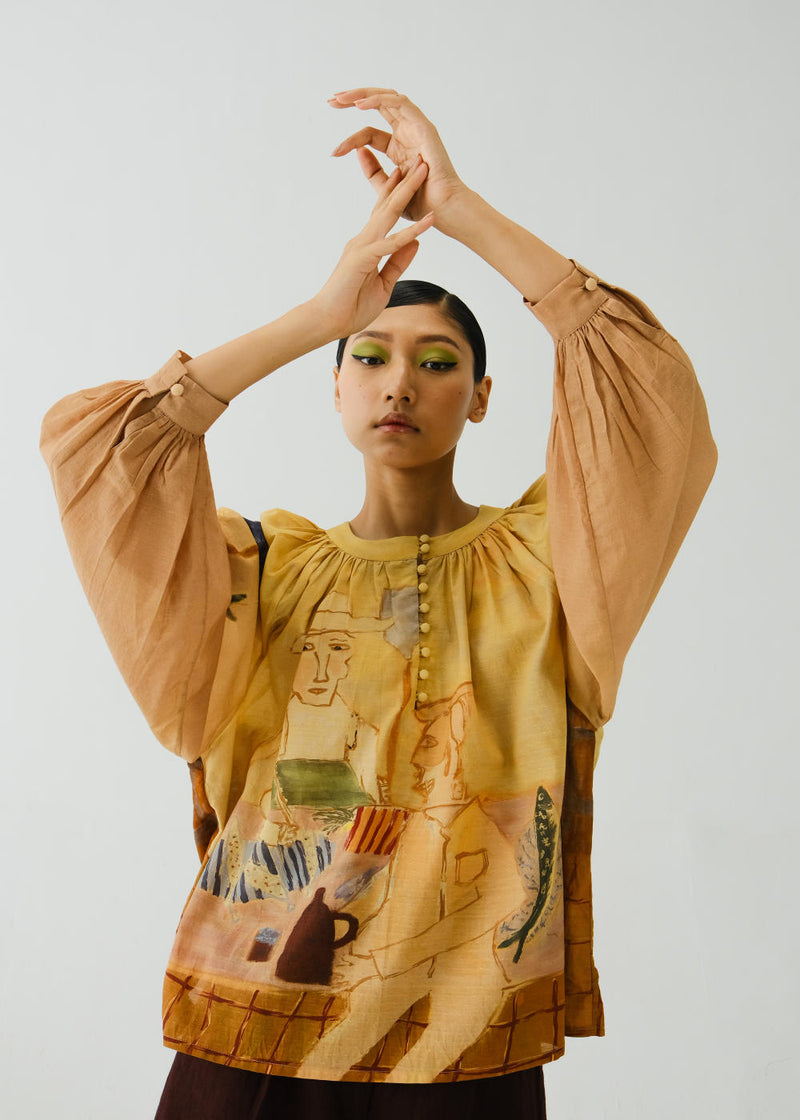 LIDO TOP-Fisherman cotton by CORD for women in Singapore